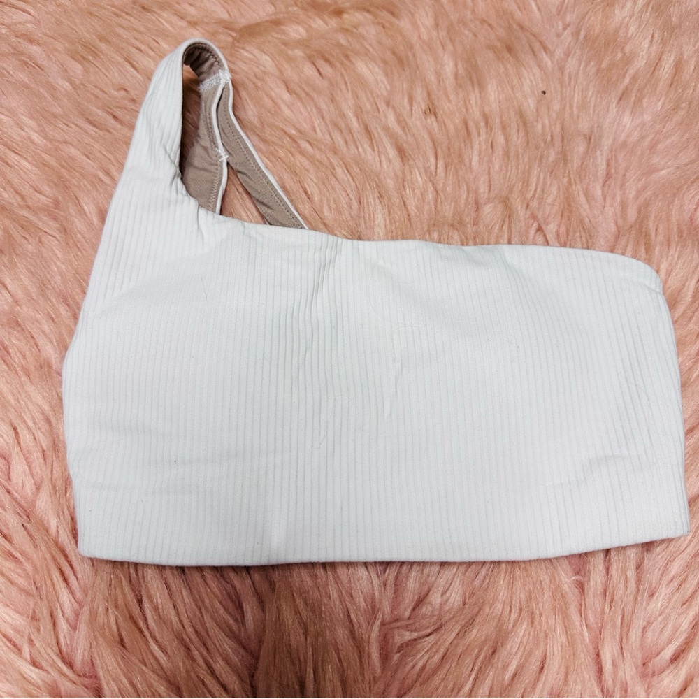 lululemon athletica White Ribbed Bra